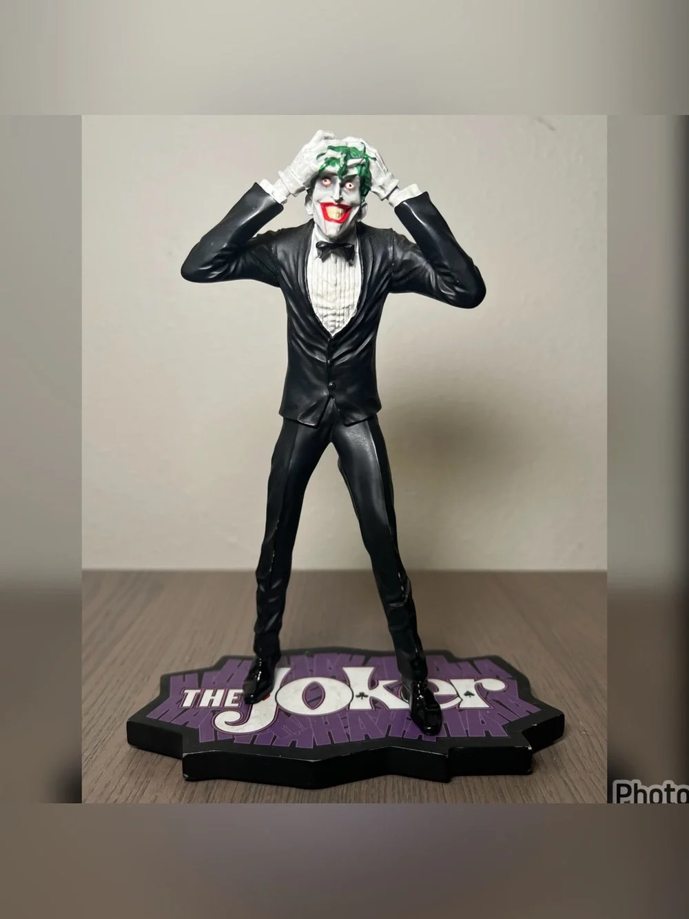 MCFARLANE DC DIRECT THE JOKER PURPLE HAZE BY BRAIN BOLLAND STATUE 2360 OF 6000
